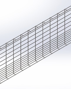 Partition grid aviary 1333mm Width: 16m (BRF17)